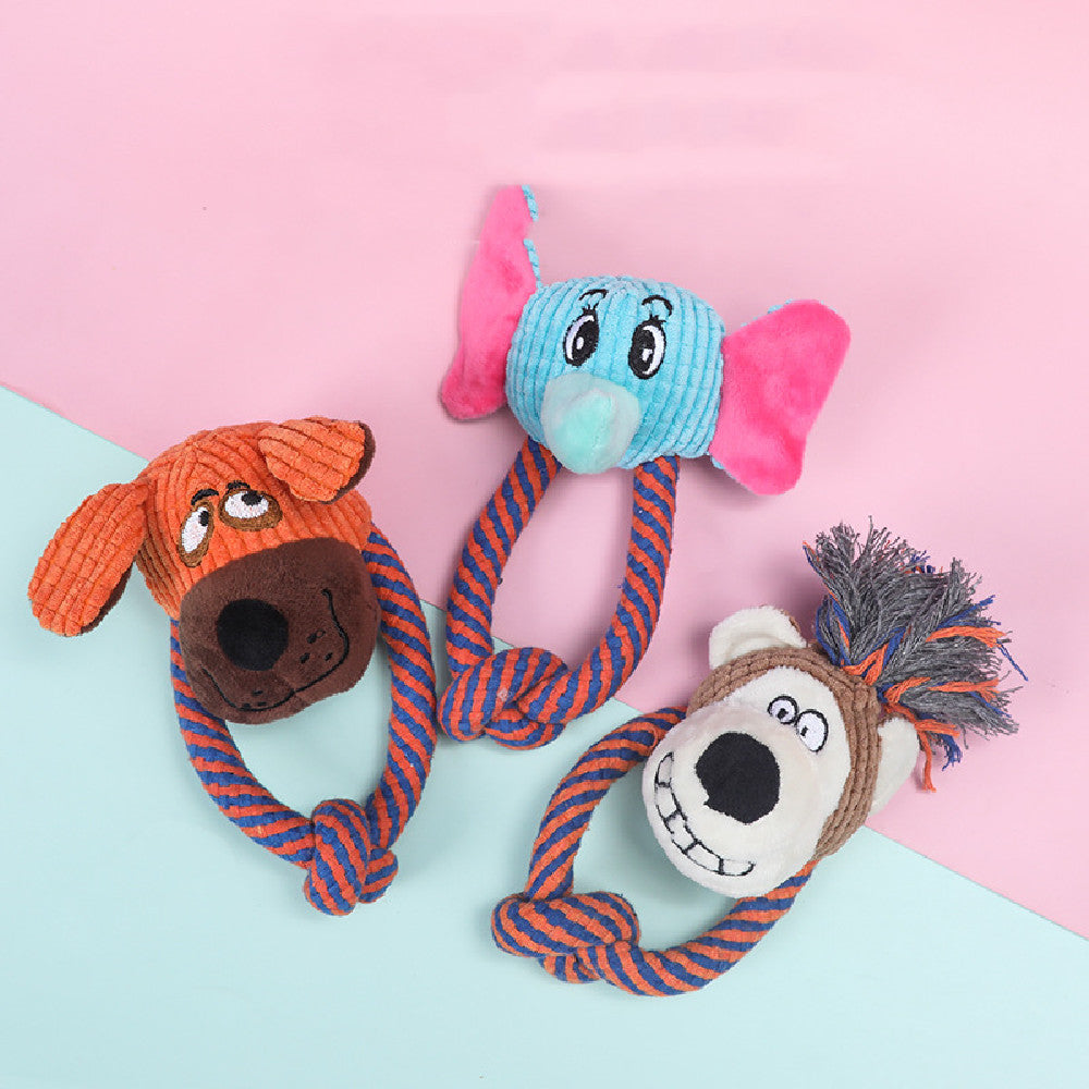 Cotton Rope Soundmaking Dog Toy