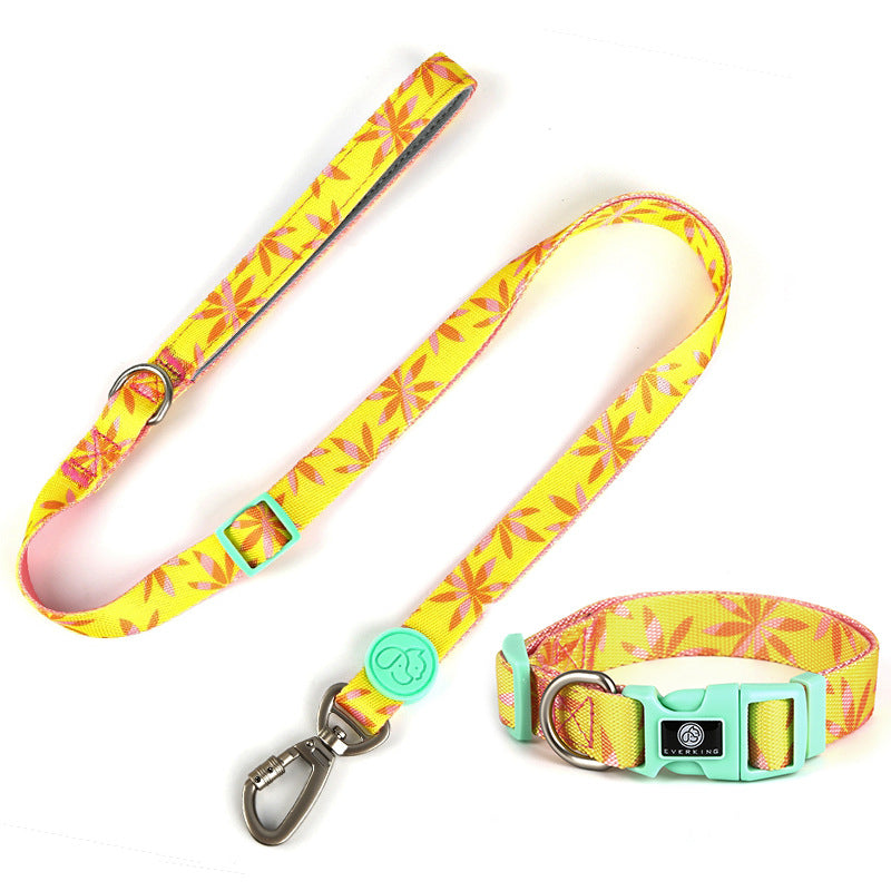Dog Collar, Leash and Harness Set