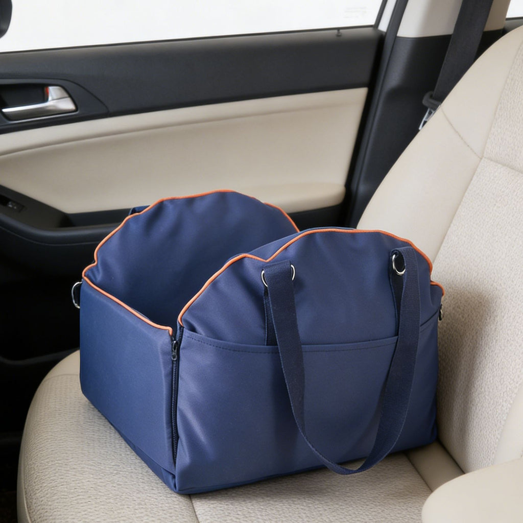 Large-Capacity Car Console Dog Carrier Bag in Multiple Colors
