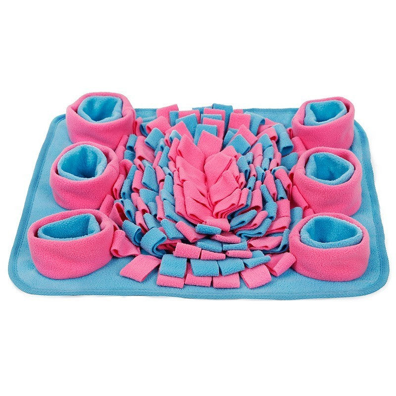 Dog Sniffing Mat with Interactive Puzzle Feeding Game