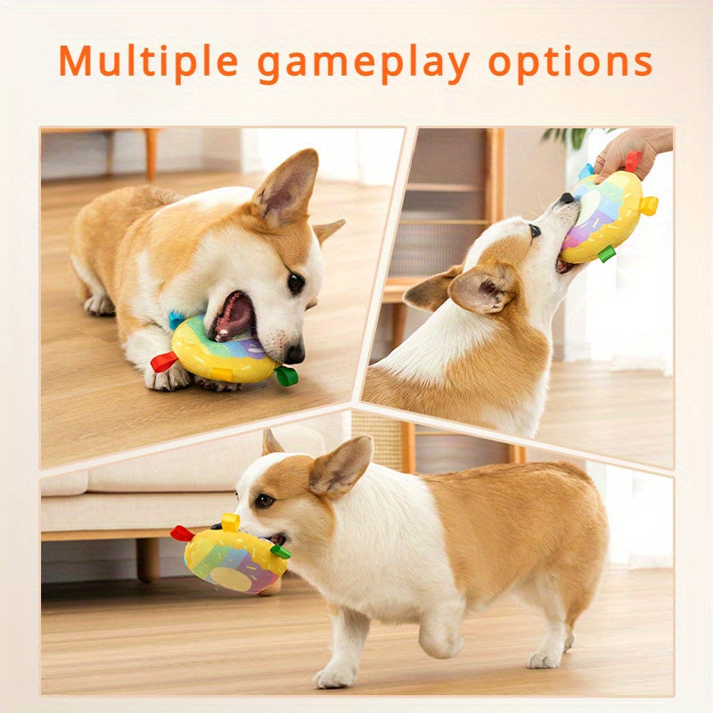 Cartoon Plush Flying Disc Toy for Outdoor Play