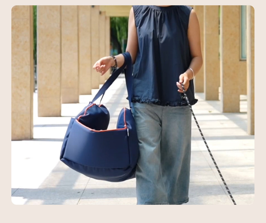 Large-Capacity Car Console Dog Carrier Bag in Multiple Colors
