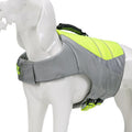 Reflective Dog Swim Vest in Orange and Green, XXS to XL