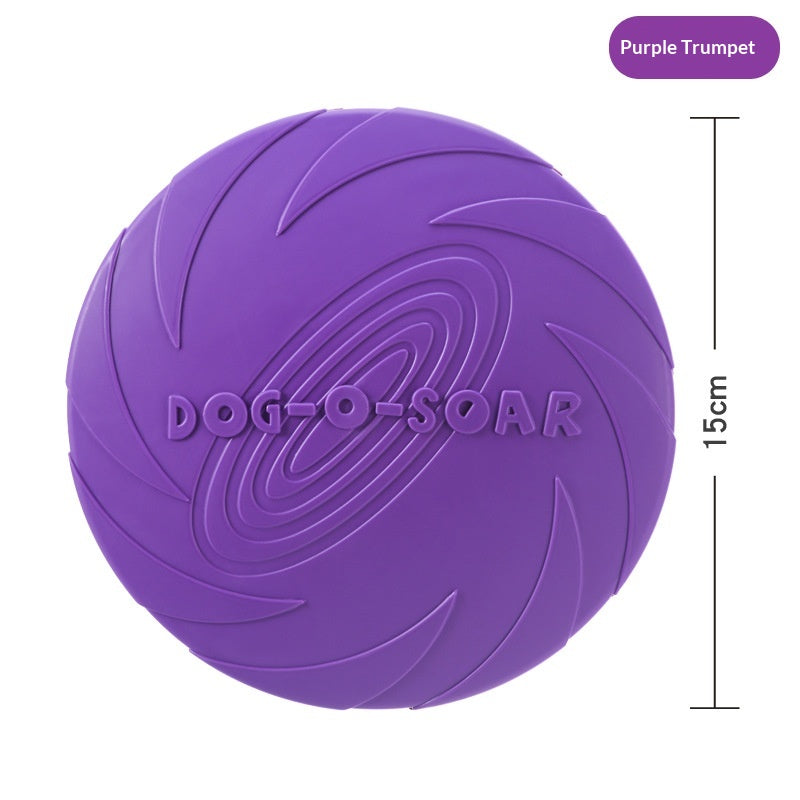 Bite-Resistant Flying Disc Fetch Toy in 6 Colors