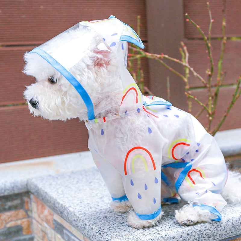 Transparent Waterproof Raincoat for Dogs