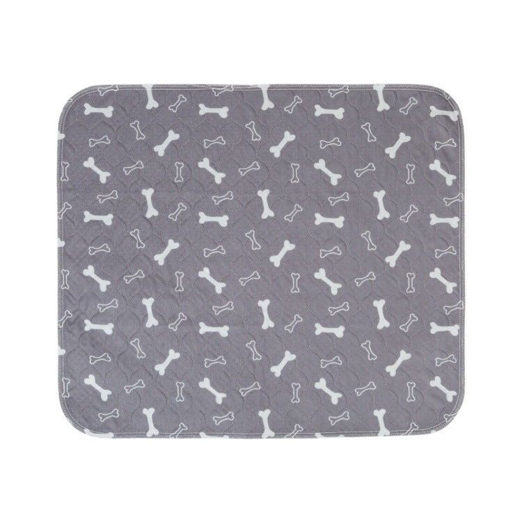 Dog Training Pad with Bone Print Design