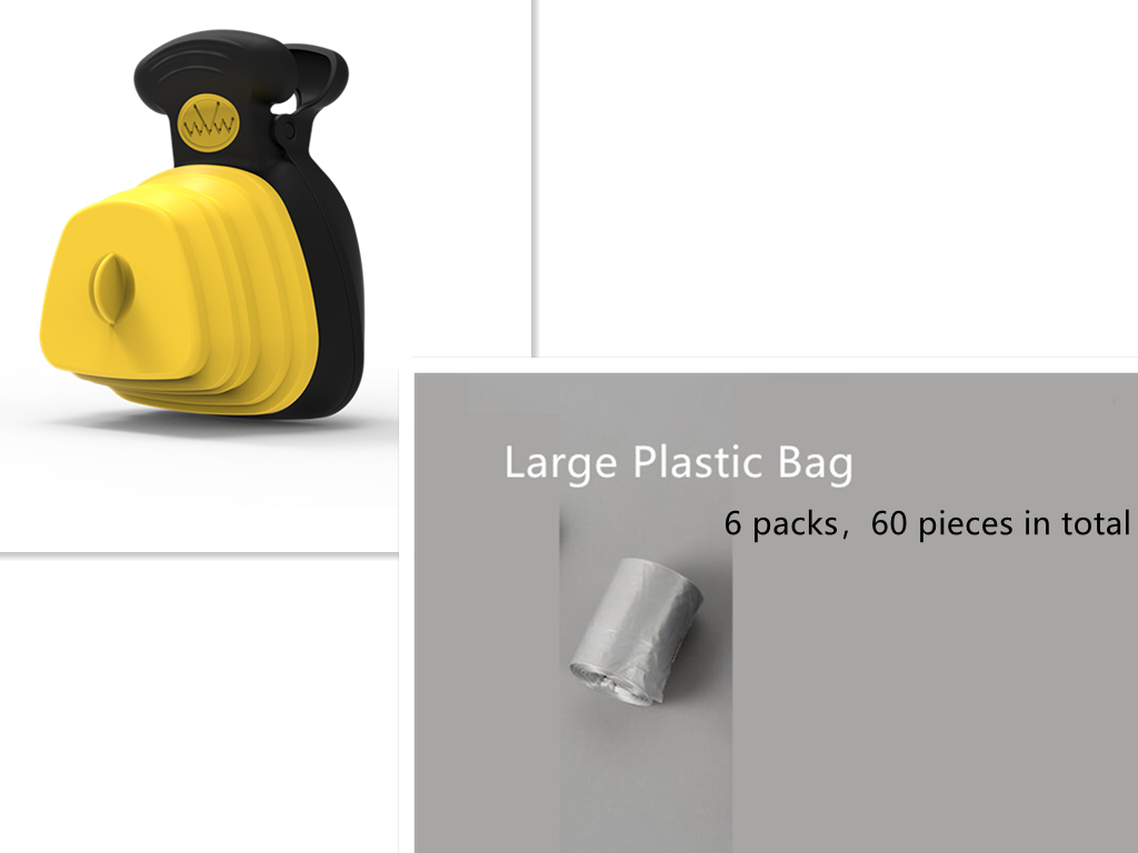 Poop Bag Dispenser with Spoon Tool