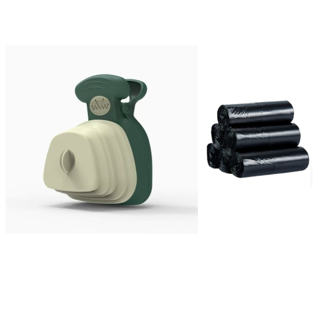 Poop Bag Dispenser with Spoon Tool