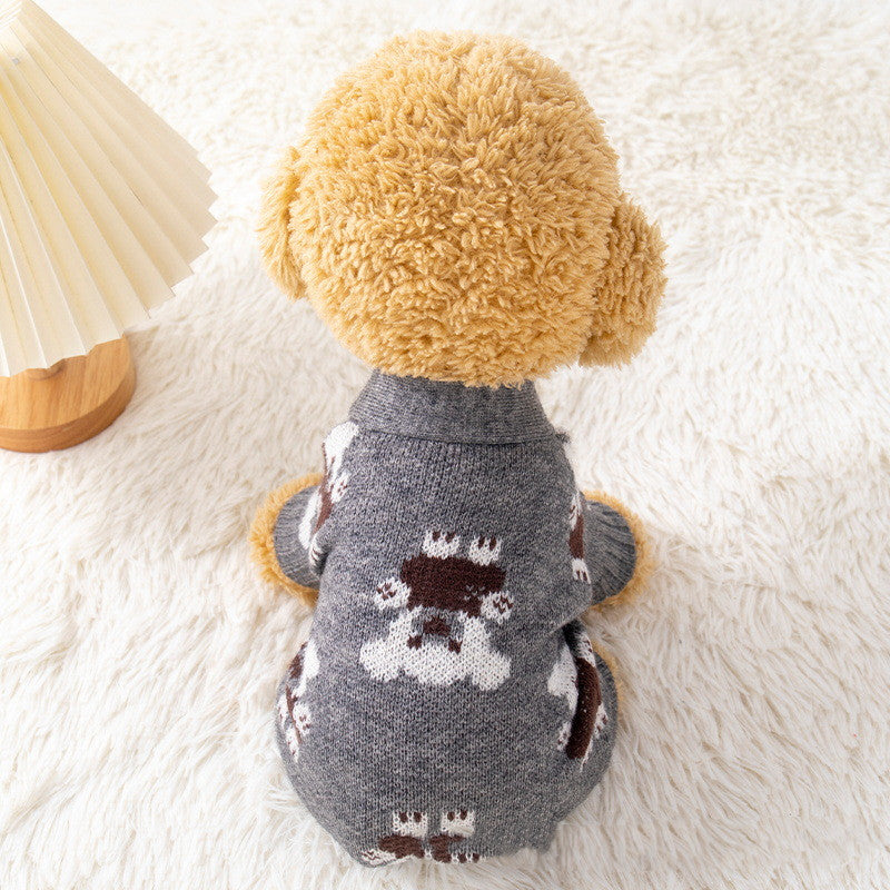 Pet Small Dog Cute Casual Sweater
