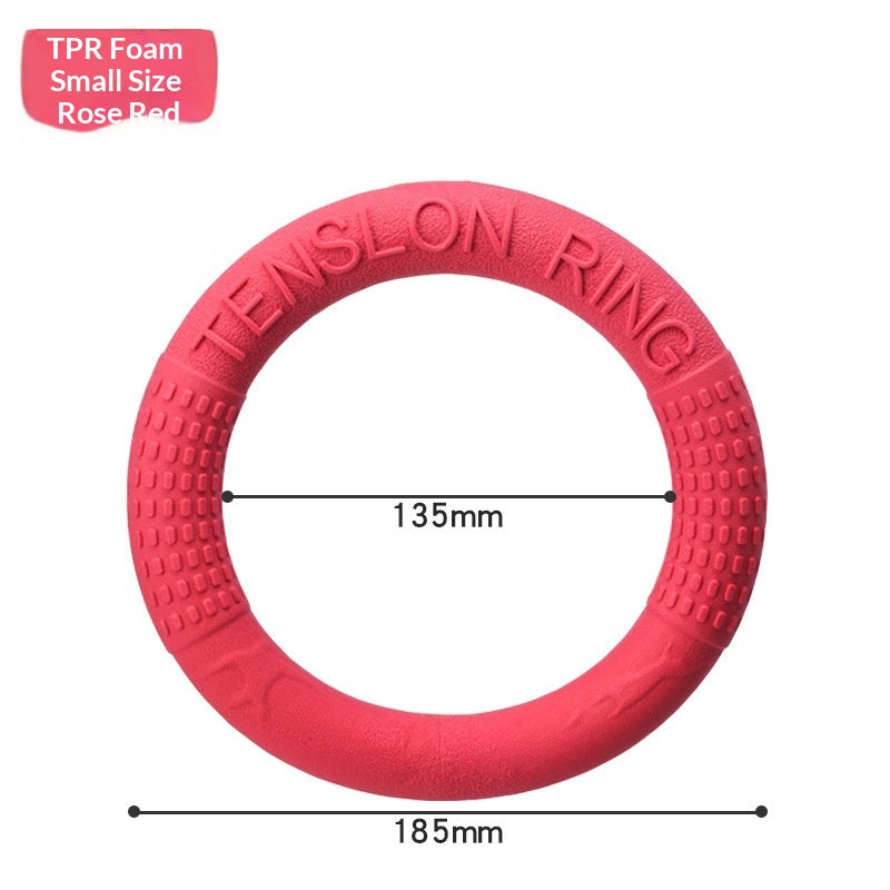Soft Pull Ring Fetch Toy for Dogs in 4 Colors