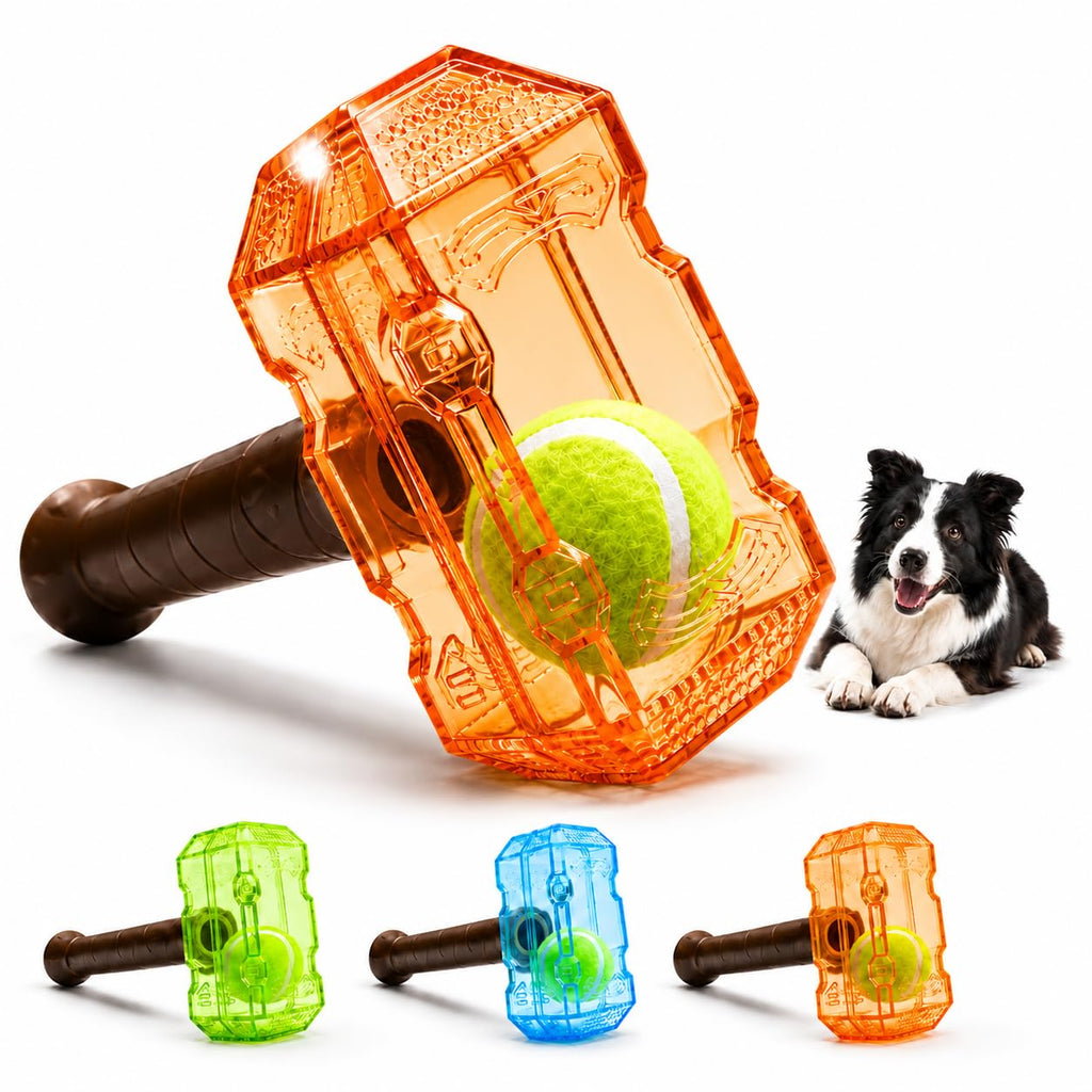 Tennis Ball Chew Toy In Bottle For Medium Dogs