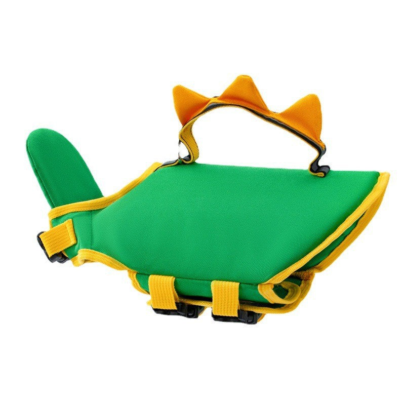 Animal-Shaped Dog Swim Vest in Multiple Colors