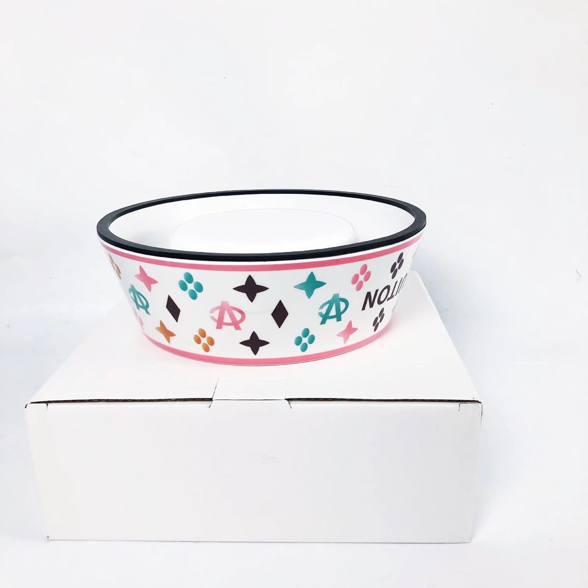 Network Red Melamine Dog Bowl And Cat Bowl
